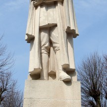 Spa, statue du Maréchal Foch
