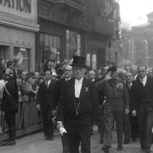 Liège-Visite du du Maréchal Montgomery-1946