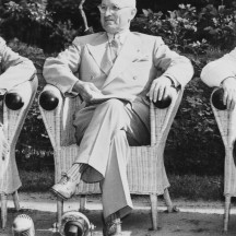 Juillet 1945, conférence de Potsdam (avec Harry S. Truman)