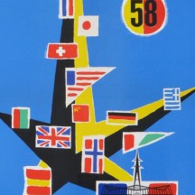 Affiche de l'Exposition universelle de Bruxelles