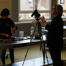 EP Huy: tournage de tutoriels pour les élèves cuisinier.e.s