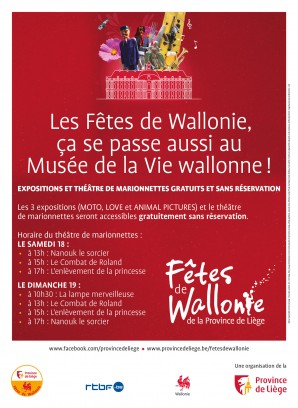 Les Fêtes de Wallonie 2021 au Musée de la Vie wallonne