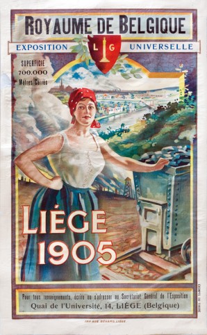 Promotion Poster from the Universal Exhibition in Liège of 1905