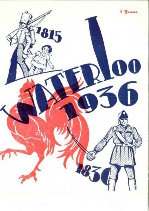 Couverture du programme du pèlerinage wallon à Waterloo (1936)