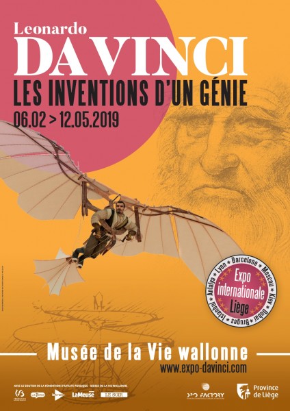 Leonardo da Vinci - Exhibition promotional poster