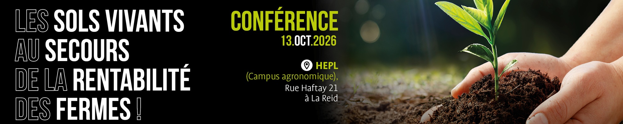 Conférence : les sols vivants au secours de la rentabilité des fermes