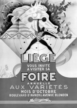 Affiche de la foire de Liège
