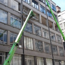 Remplacement des châssis de fenêtre de la façade côté cour 