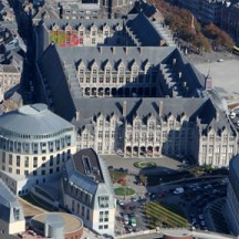 Vue aérienne du Palais des Princes-Evêques