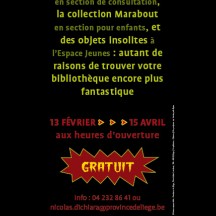 Expositions (La Bibliothèque, c'est fantastique !)
