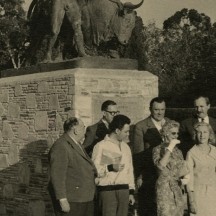 En tournée au Congo alors belge (1958).