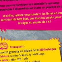 Affiche Vente de livres 2018