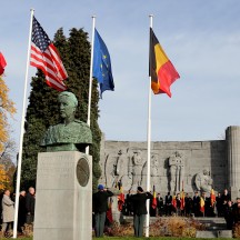 Cérémonie au carré militaire du cimetière de Robermont Liège