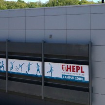 Hall omnisport HEPL Jemeppe Campus 2000
