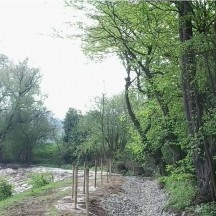Ruisseau de Fierain - Remise à gabarit du lit pendant travaux
