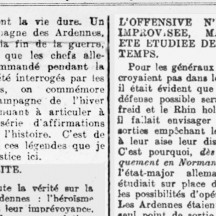 Article extrait de La Wallonie (mars 1946)