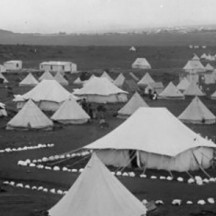 Bloemfontein, Zelte eines Internierungslagers