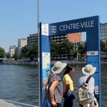 Navette fluviale - Touristes - © Ville de Liège