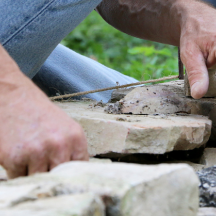 Mur de pierre sèche