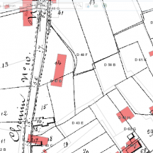 Superposition de l'Atlas primitif de la Voirie vicinale aux autr