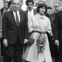 14 octobre 1983 : le Président Mittérand visite le Musée.