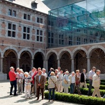 La Cour interne du Musée invite à l'évasion...