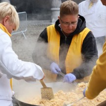 Le petit-déjeuner gratuit des Fêtes de Wallonie à Liège