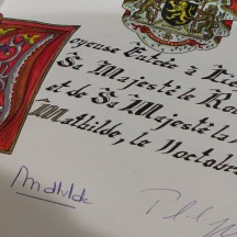Signature du livre d'or