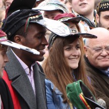 Le Roi Philippe rencontre les étudiants