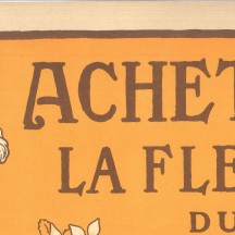 Affiche du Secours discret, Liège, 1915