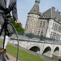 Le Beau Vélo de RAVeL au Château de Jehay avec Yannick Noah le 2