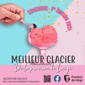 Affiche Meilleur glacier de la province de Liège