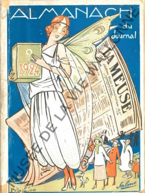 Almanach du Journal la Meuse, Liège - 1924 Almanach du Journal la Meuse, Liège - 1924