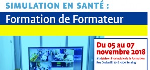 EPAMU - Formations 2018 : Formateur en simulation et simulation avancée