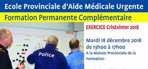 Organisation d'un exercice CrisExinter