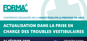 Conférence: "Actualisation dans la prise en charge des troubles vestibulaires"