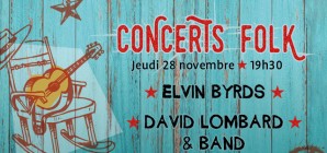 [Concerts folk] Elvin Byrds & David Lombard au Théâtre de Liège ce 28 novembre