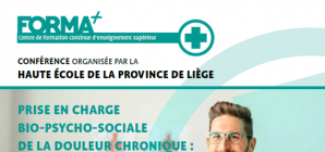 Conférence: "Prise en charge bio-psycho-sociale de la douleur chronique: place du kinésithérapeute"