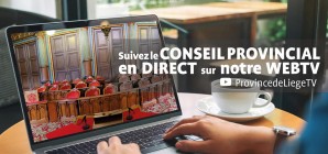 Suivez le Conseil provincial de Liège en direct ce jeudi 10 décembre 2020 dès 17h00