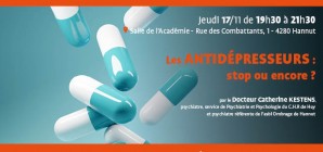 JeudiSanté : Les antidépresseurs : stop ou encore ?