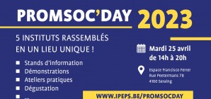PROMSOC'DAY: 5 instituts dans un lieu unique pour vous aider à trouver votre future formation!
