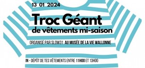 Troc géant de vêtements mi-saison