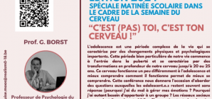Spéciale matinée scolaire dans le cadre de la semaine du cerveau