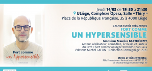 JeudiSanté "Fort comme un hypersensible"