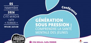 JeudiSanté : "Génération sous pression : comprendre la santé mentale de jeunes."