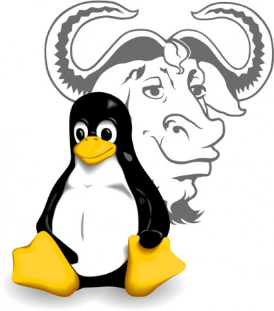 Linux Install Party à Liège. GNU/Linux (image : Larry Ewing, Simon Budig, Anja Gerwinski, Aurelio A. Heckert, derivative work: Wondigoma)
