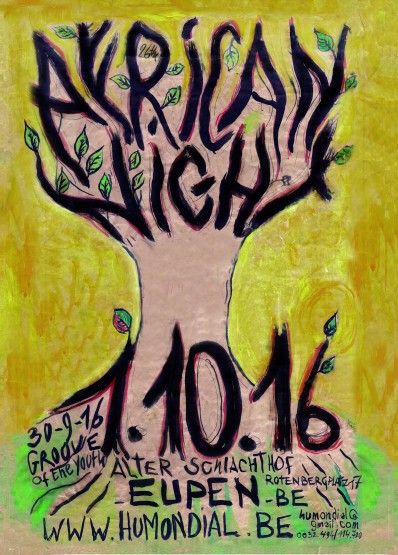 Flyer du festival AfricaNight 