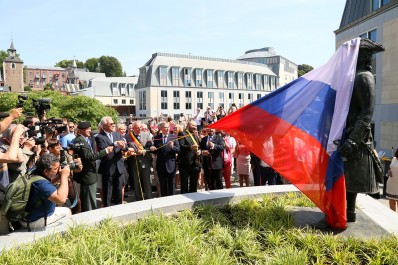 Inauguration de la statue Pierre le Grand