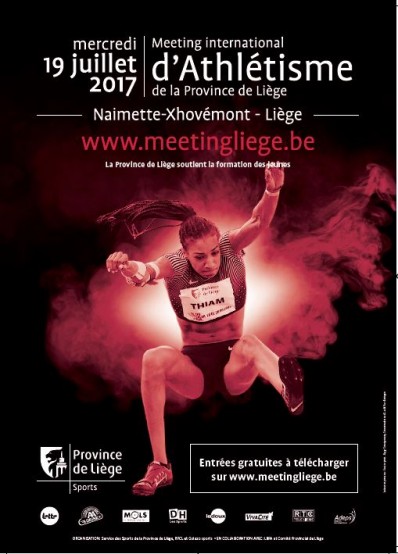 Meeting international d'athlétisme de la Province de Liège. 