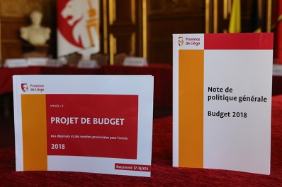 BUDGET 2018 DE LA PROVINCE DE LIÈGE 